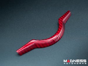 Alfa Romeo Giulia Center Console Frame Trim - Carbon Fiber - Red Candy - Pre '20 Models Alfa Romeo Giulia Center Console Frame Trim - Carbon Fiber - Red Candy - Pre '20 Models